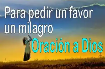 Para pedir un favor o milagro