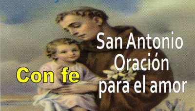 San Antonio de Padua oración para el amor