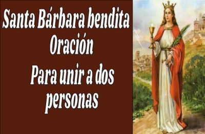 Oración a Santa Bárbara 